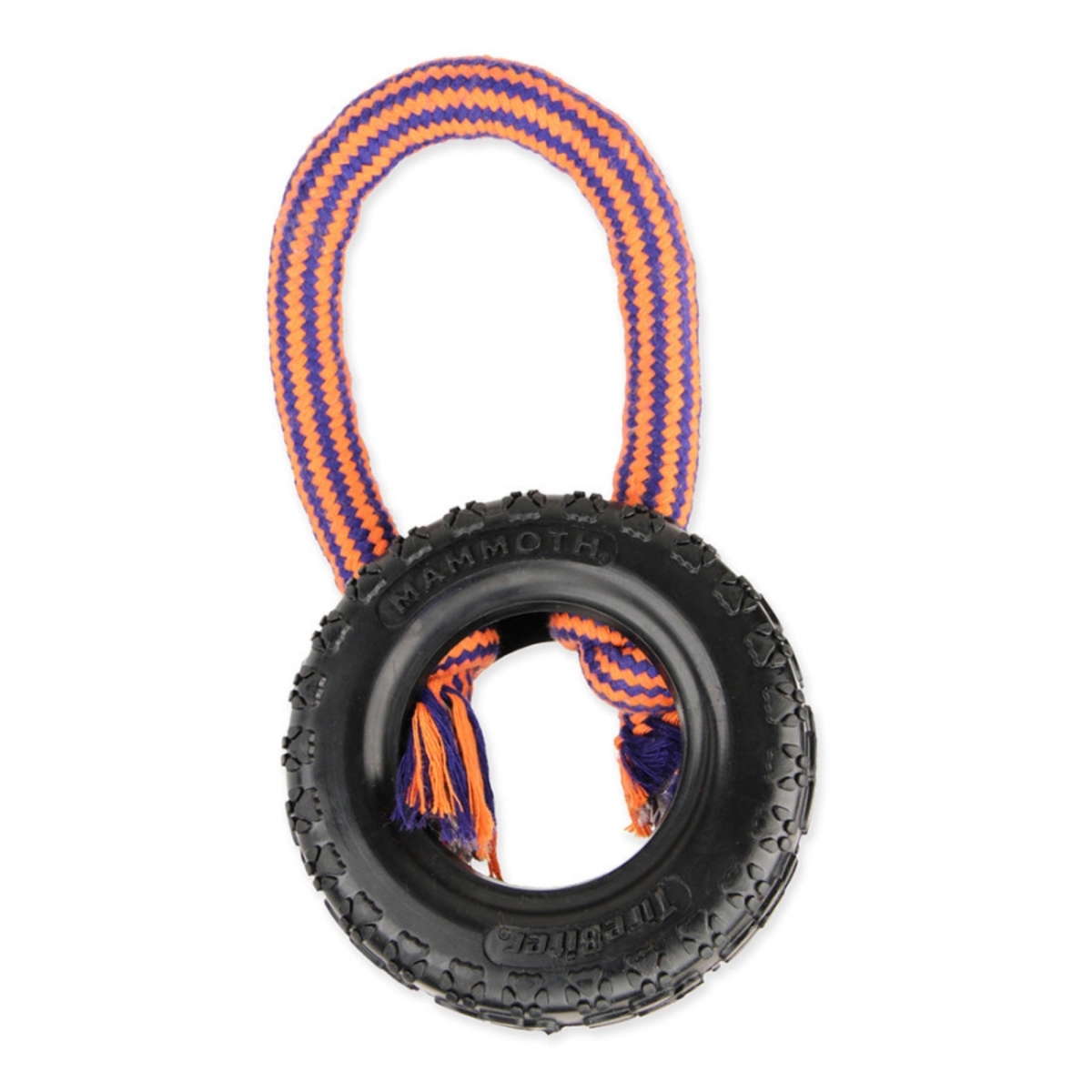 746772352083 5 in. TireBiter Advanced with Loop Rope Handle Dog Toy - Medium
