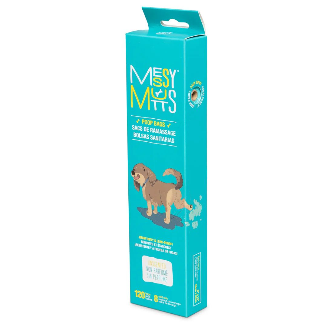 628043608207 Dog Advanced Bio recycle Poop Bag, Teal - 8 Rolls 120 Count