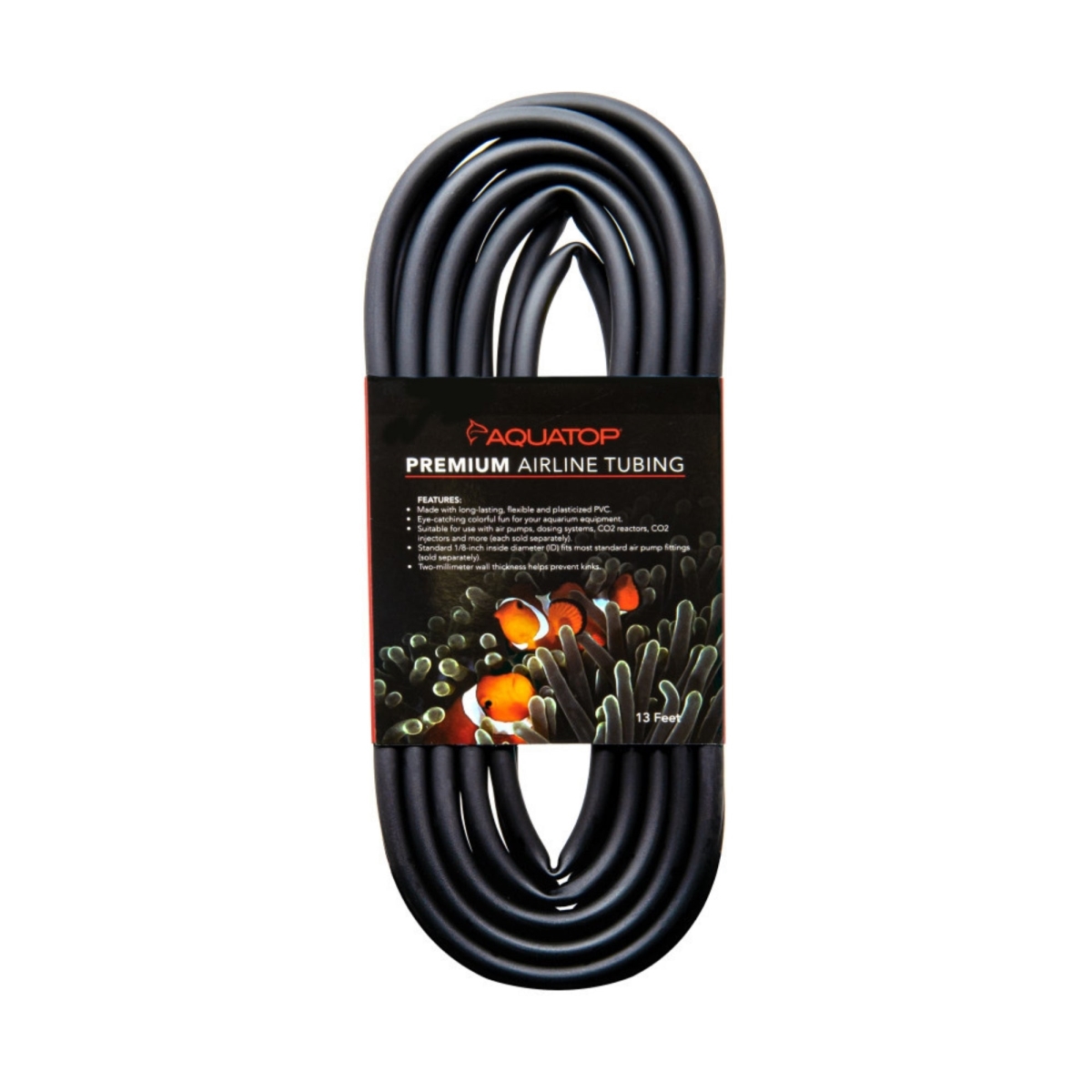 850047393500 13 ft. Airline Tubing, Black