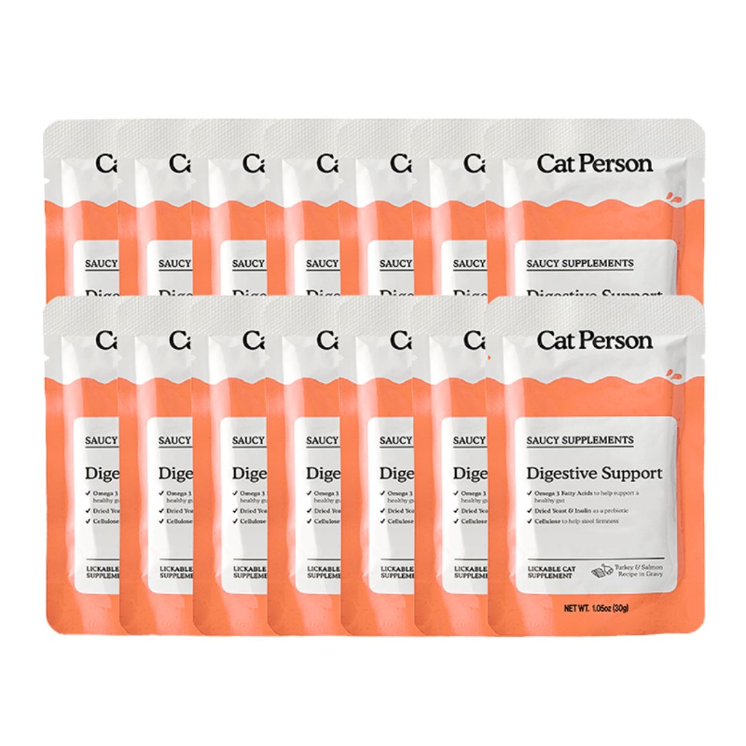 850023243393 Cat Digestive Support Supplement, Turkey - 1.05 oz - Pack of 14