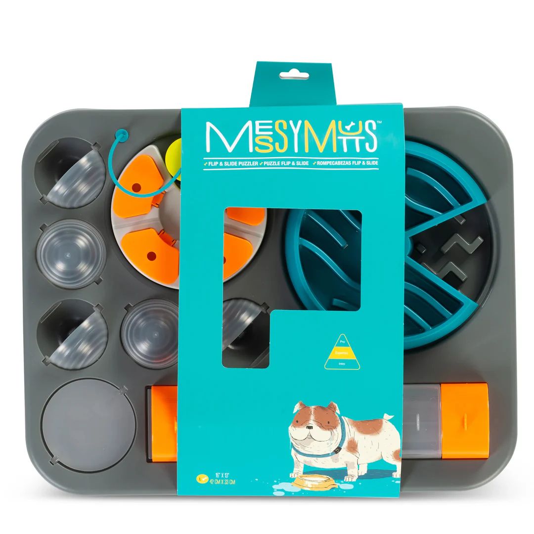 628043608115 Dog Interactive Puzzle Feeder, Rectangular - Large