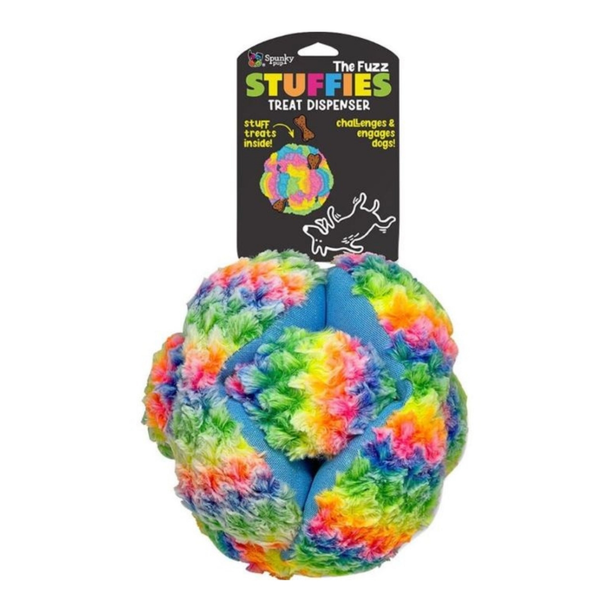 810149120770 Stuffies Plush Treat Dispenser Fuzz - Extra Large