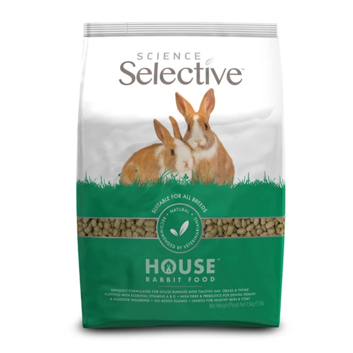 730582000500 House Rabbit Dry Food - 3.3 lbs