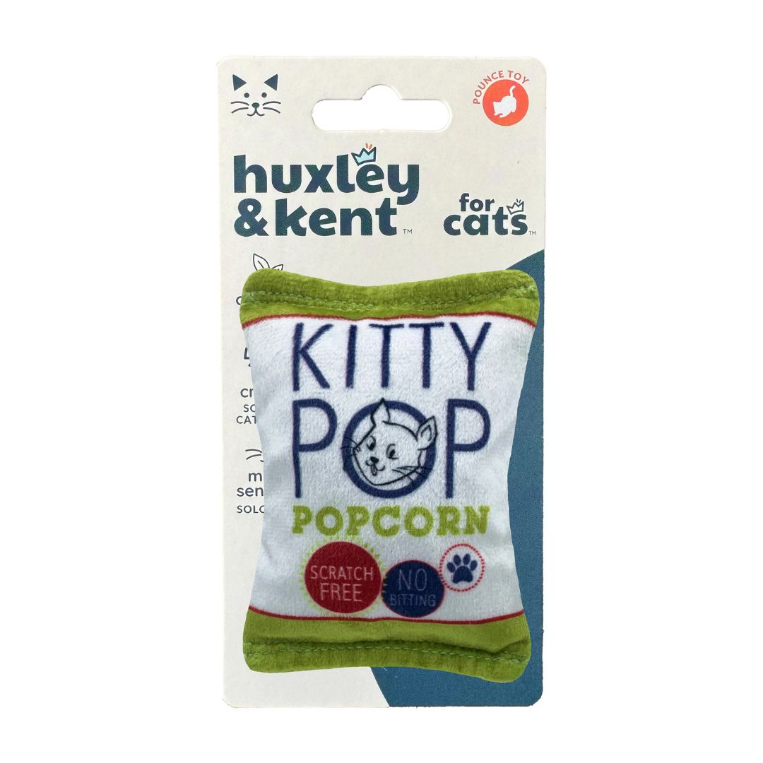 665635991217 Kitty Pop Organic Catnip Plush Cat Toy - Crinkle - One Size