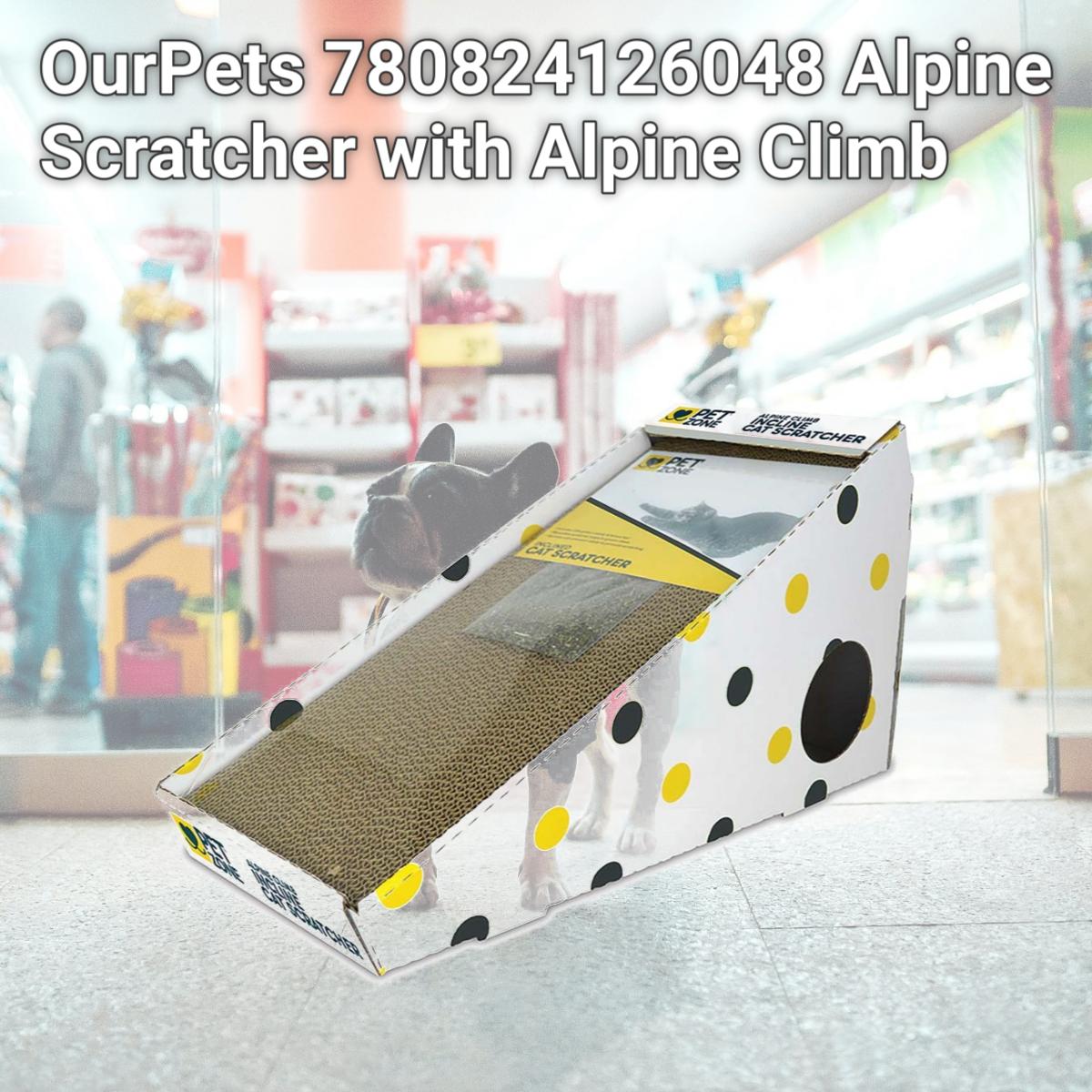 Picture of OurPets 780824126048 Alpine Scratcher with Alpine Climb