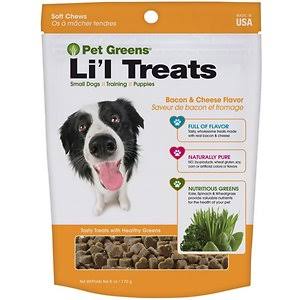 Picture of Bell Rock Growers 669828430019 6 oz Pet Greens Lil Bacon & Cheese Flavor Dog Treats