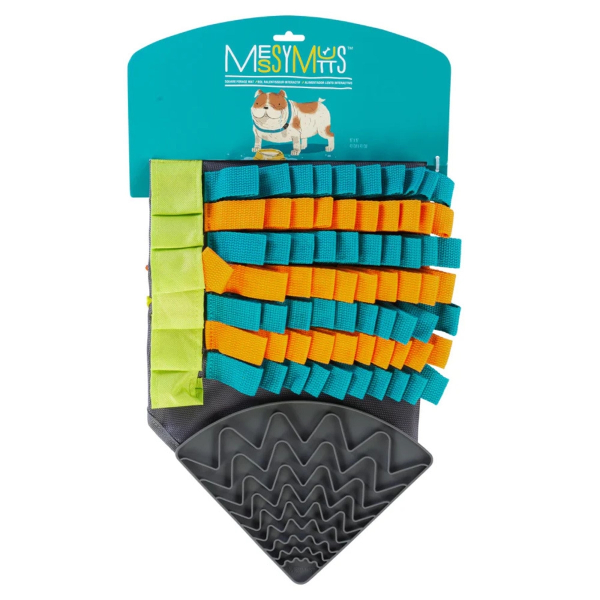 628043608078 16 x 16 in. Dog Square Forage Lick Mat