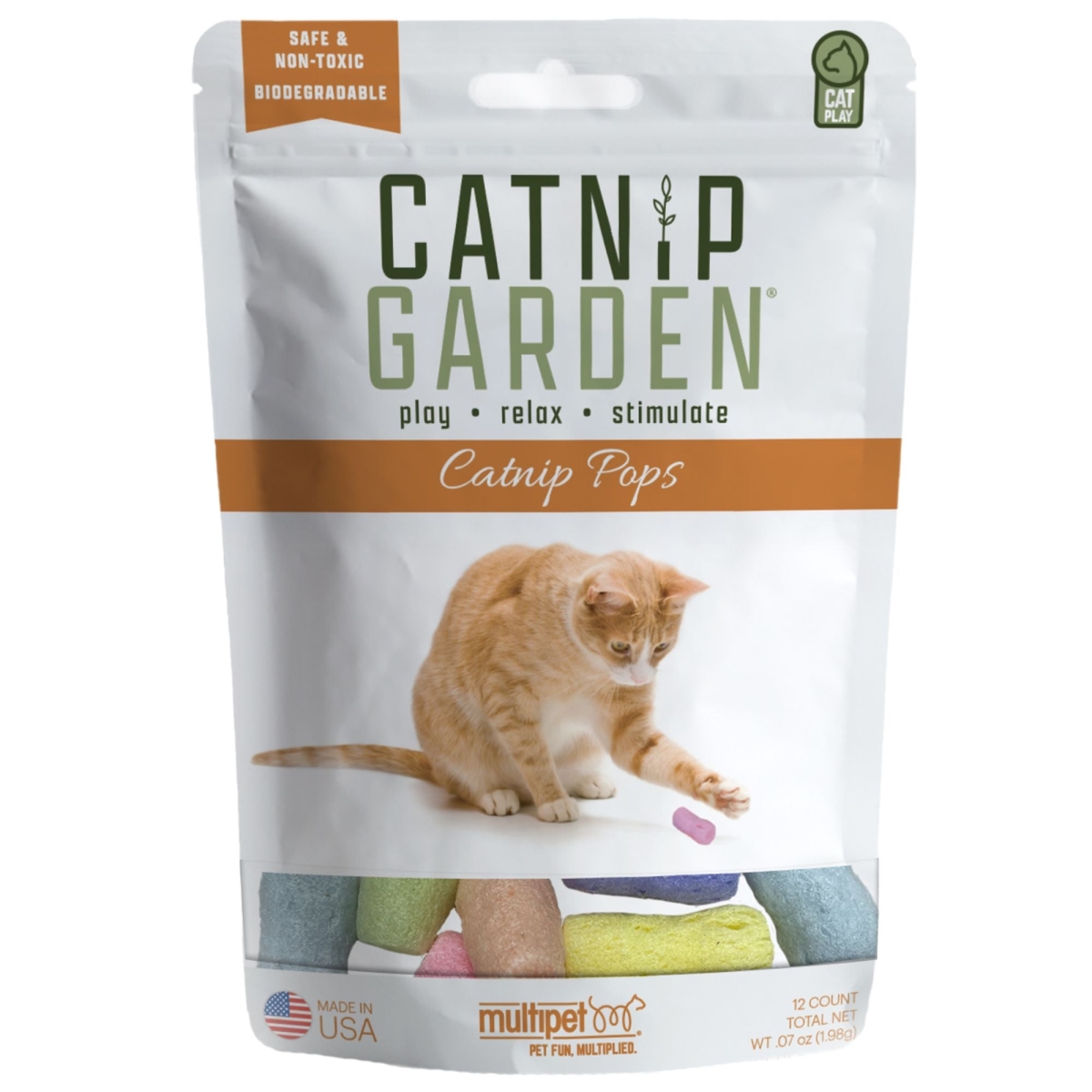 784369205367 Catnip Garden Pops - 12 Count