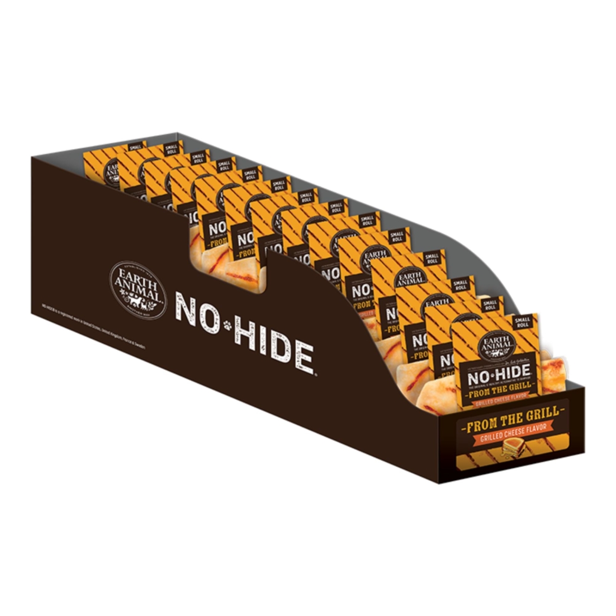 850068922543 No-Hide From The Grill Grilled Cheese Rolls for Dog - Small - 20 Count