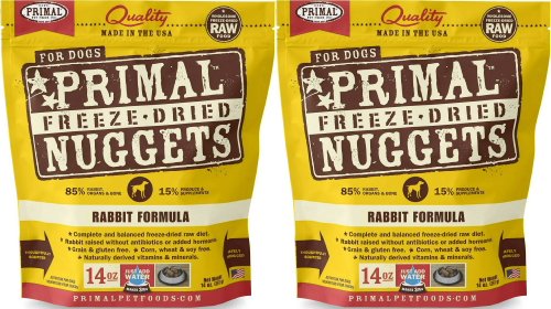 Picture of Primal Pet Foods 854496006219 Freeze Dried Food for Dogs Rabbit&#44; 14 oz