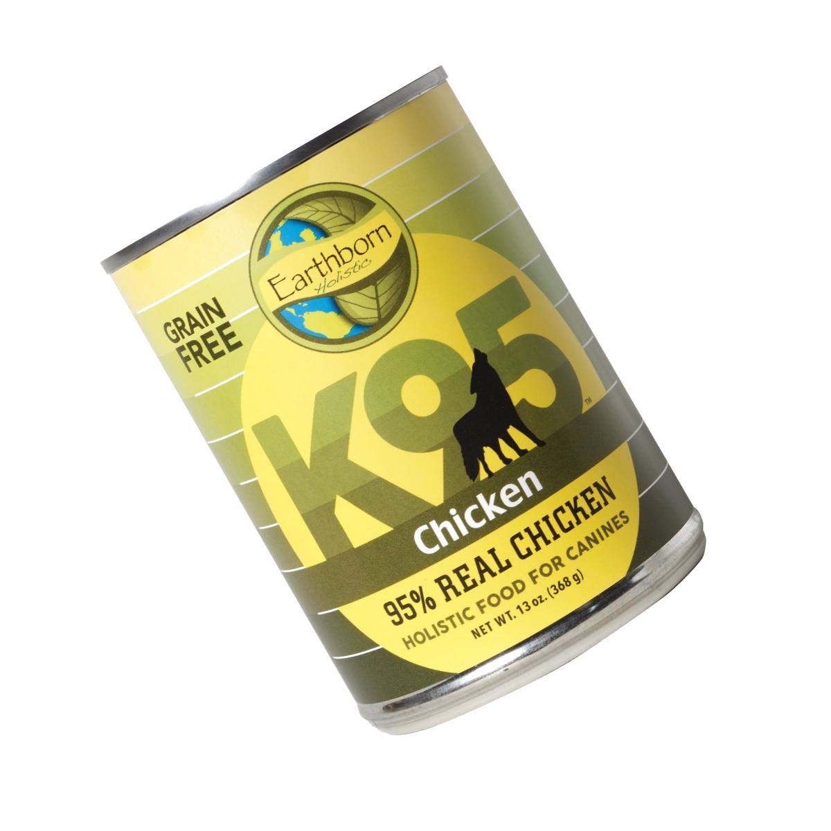 Picture of Earthborn Holistic 34846723403 K95 Chicken Grain Free 95 Percent Meat Protein Canned Dog Food, 13 oz