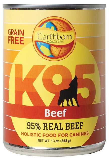 Picture of Earthborn Holistic 34846723441 K95 Turkey Grain Free 95 Percent Meat Protein Canned Dog Food, 13 oz