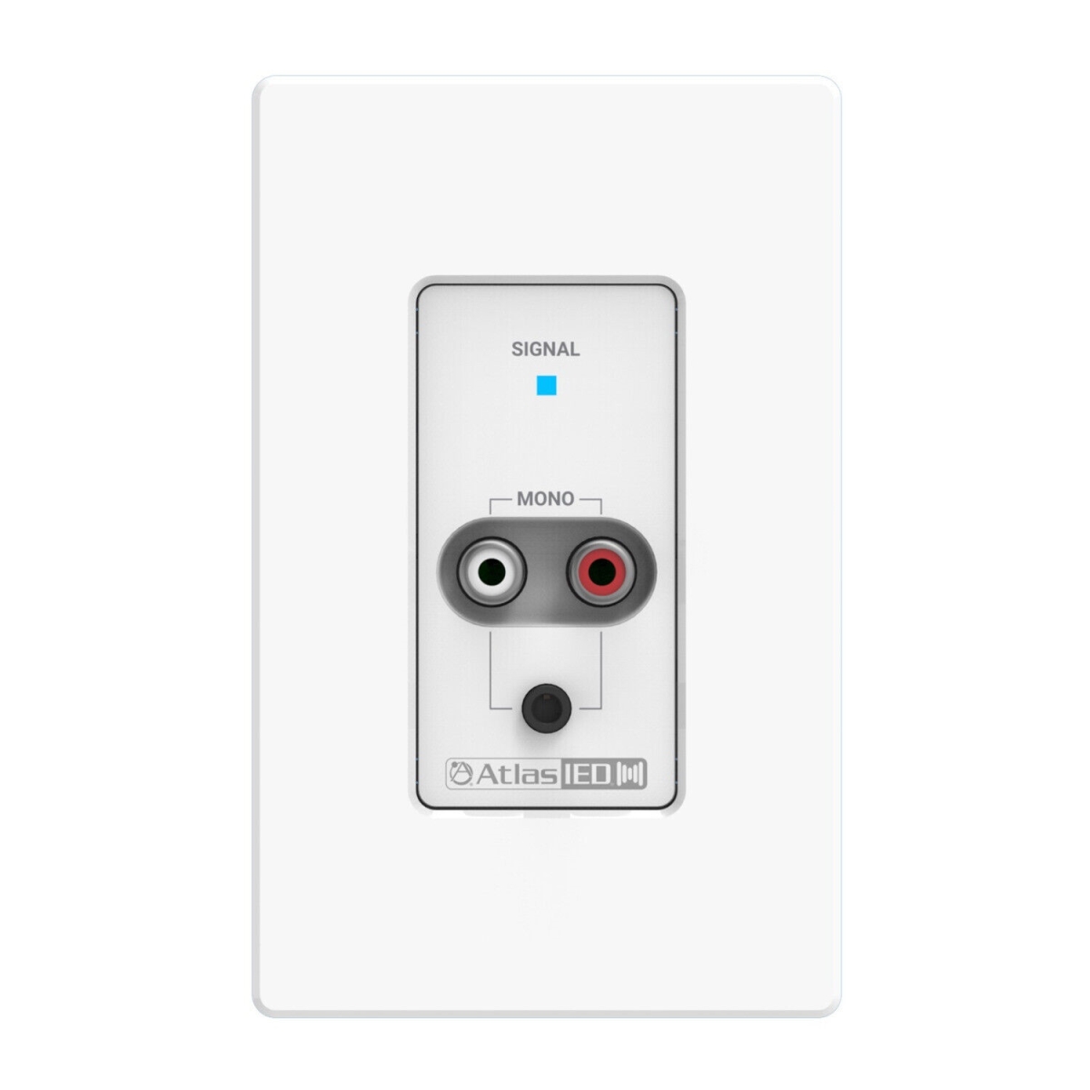 AtlasIED A-RCA 3.5 mm Atmosphere RCA Audio Input Wallplate