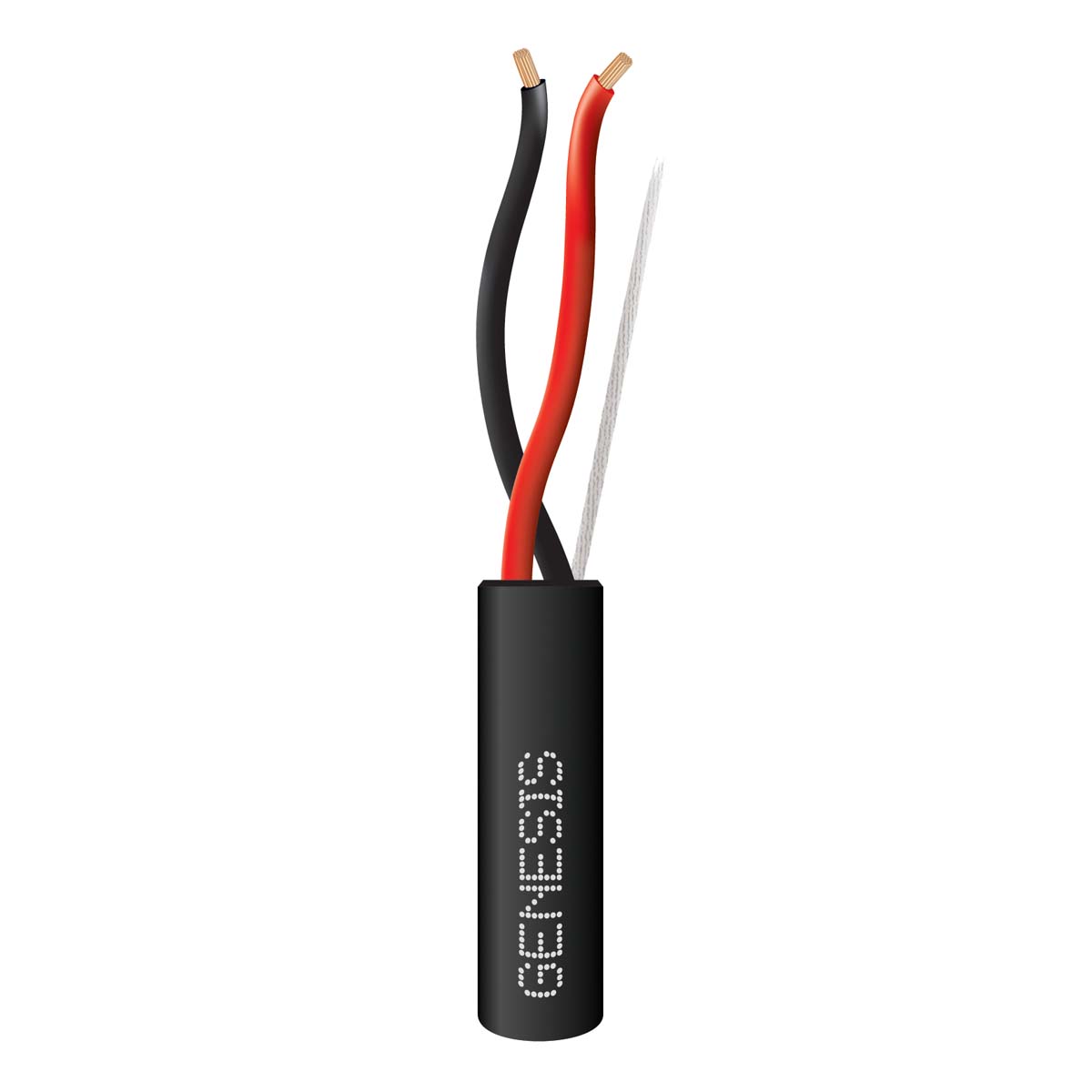 52505508 500 ft. 16 AWG 2C Stranded Riser Speaker Cable, REELEX Pull Box, Black