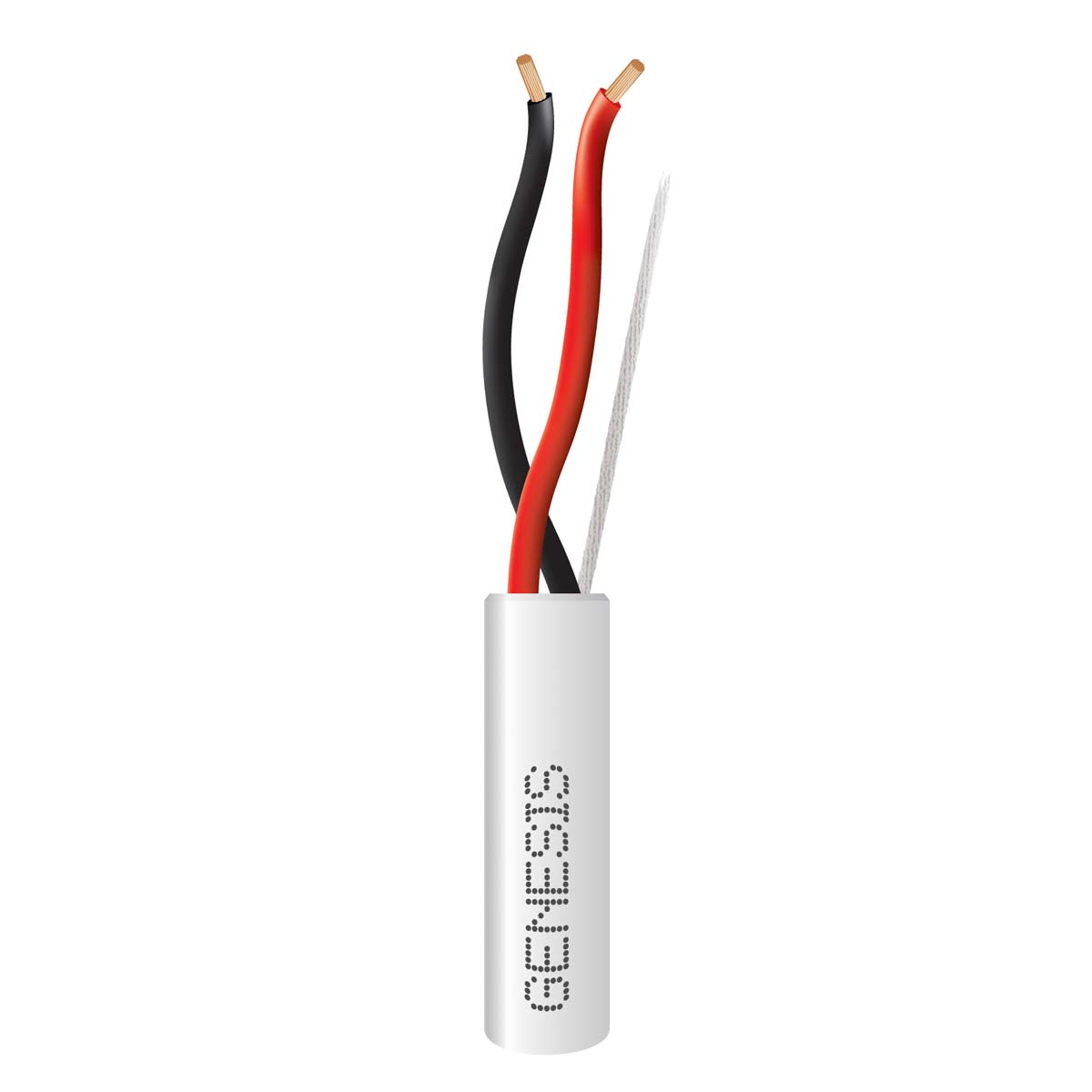 Picture of Genesis 54735501 500 ft. 16 AWG 2C Stranded Riser Audacious Speaker Cable&#44; REELEX Pull Box&#44; White