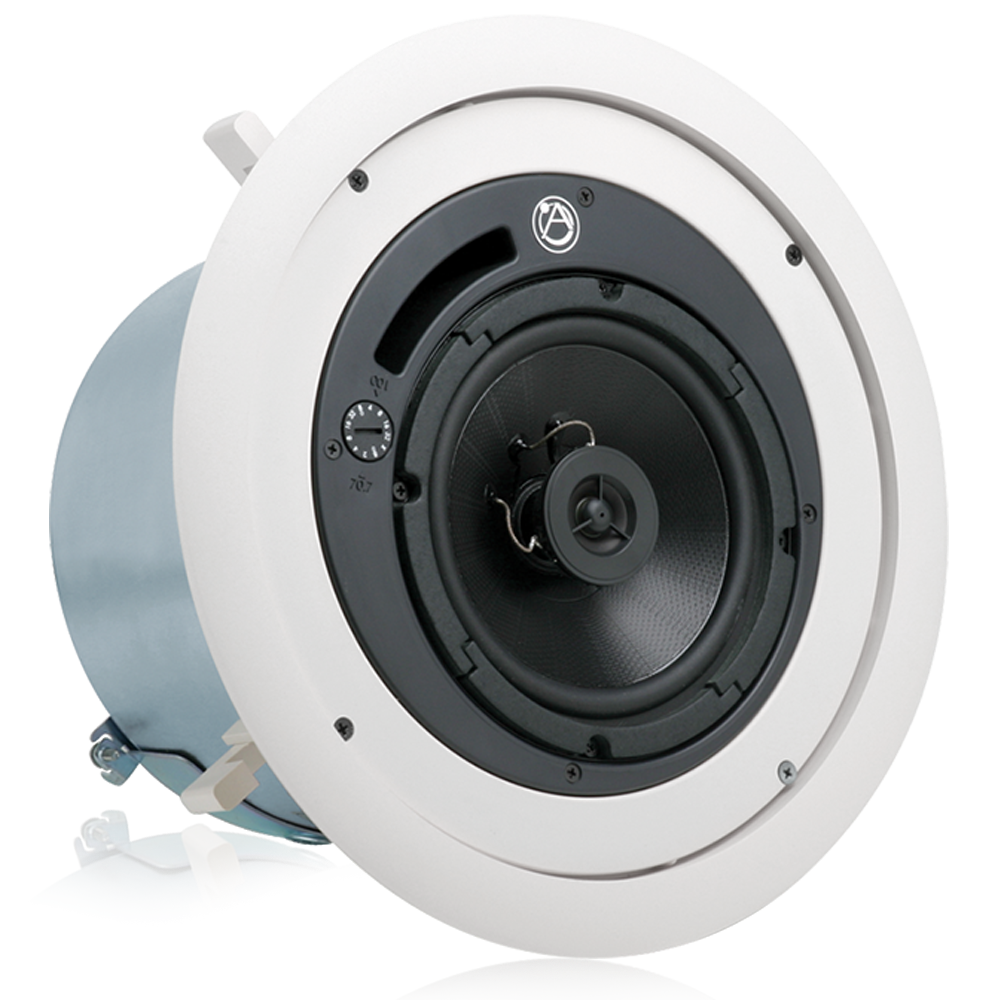 Picture of Atlasied FAP62T 6 in. Coaxial In-Ceiling Speaker with 32-Watt 70V-100V Transformer & Ported Enclosure