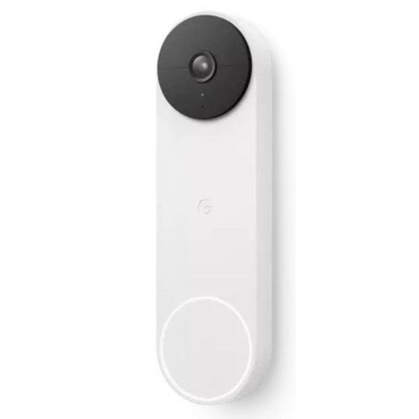 Picture of Nest GA02268-US Nest Video Doorbell Battery Powered Security Camera&#44; White