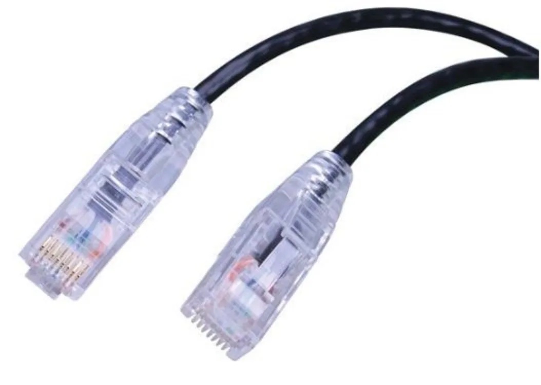 SCAT6-1BK 1 ft. Super Slim Category-6 Network Patch Cable, Black