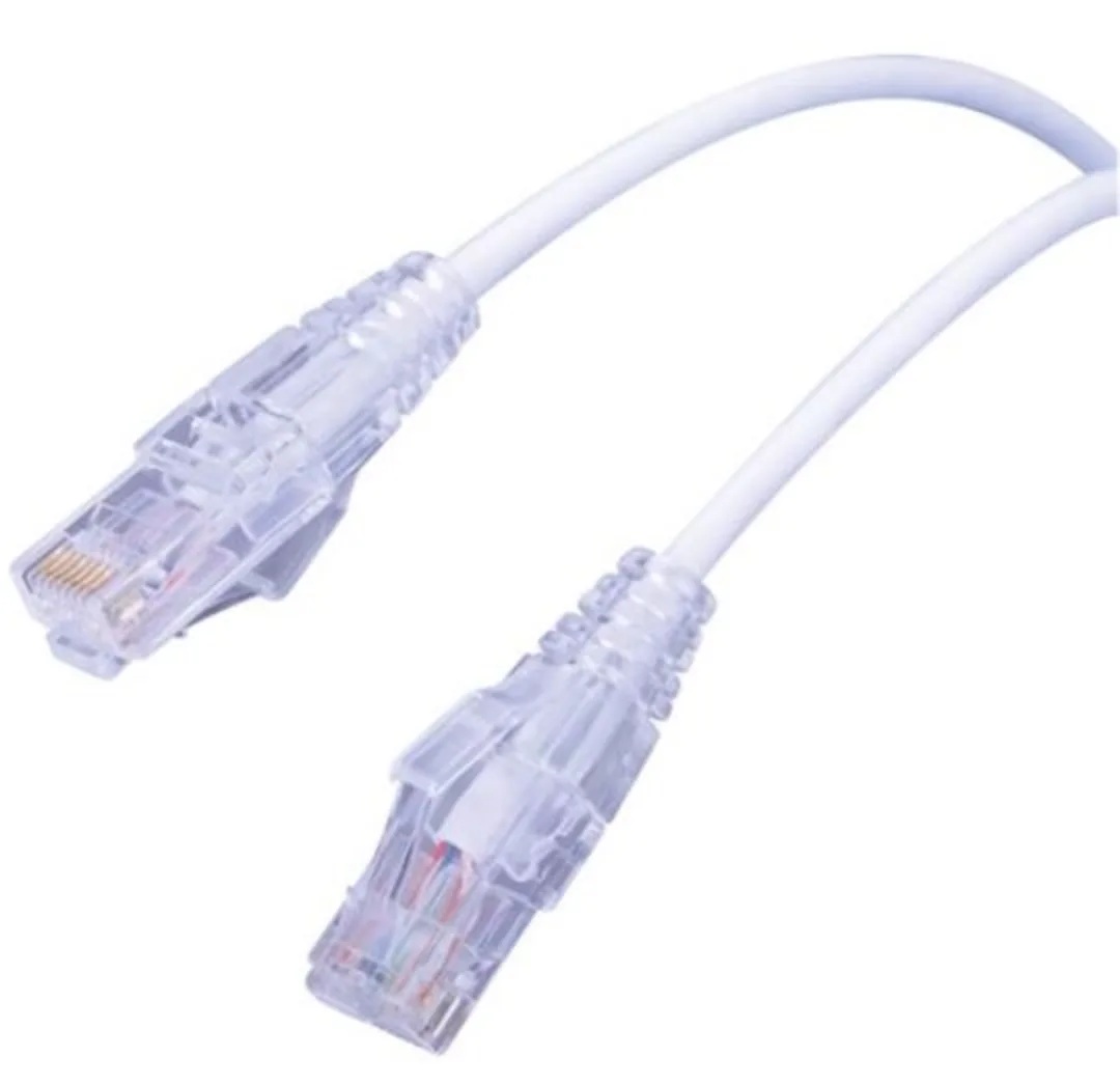 SCAT6-7WH 7 ft. Super Slim Category-6 Network Patch Cable, White