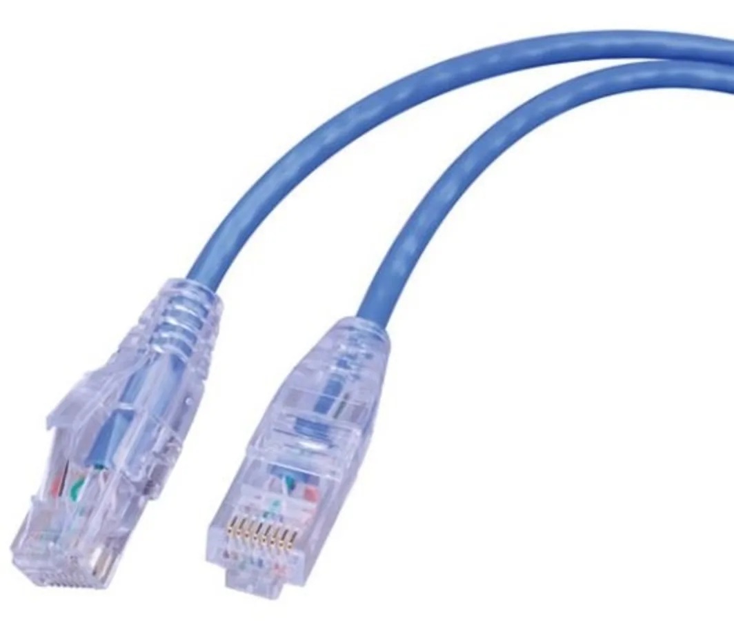 SCAT6-5BU 5 ft. Super Slim Category-6 Network Patch Cable, Blue