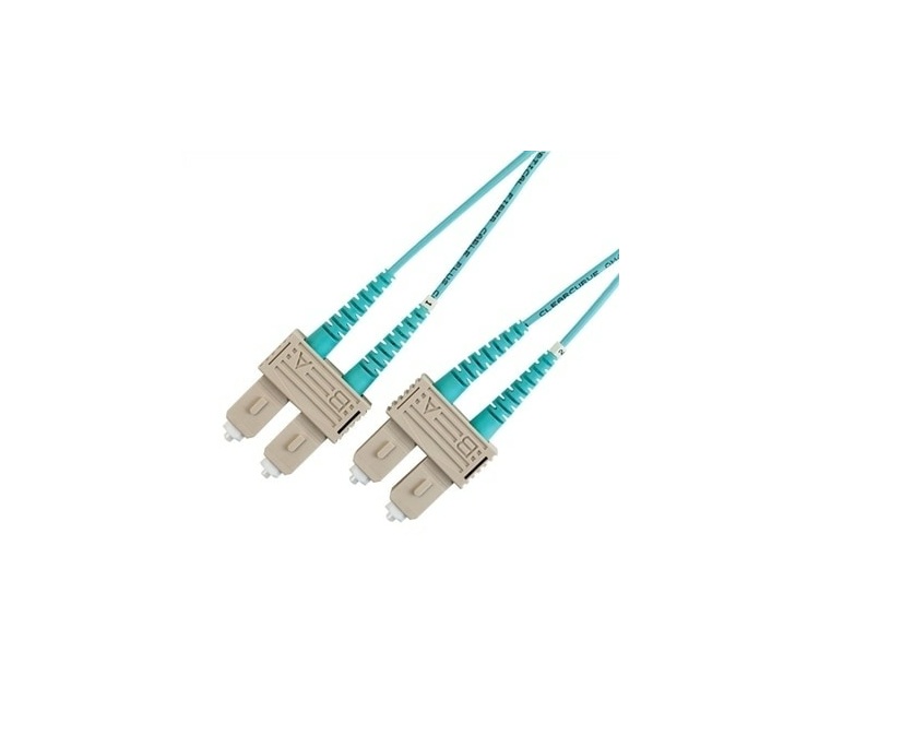 D-L2L2-4R2-002M 2M Duplex Fiber Optic Patch Cable with OM4 Multimode LC to LC Connector