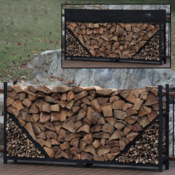 Picture of Shelter-It 23318 8 ft. Straight Firewood Storage Crib with Kindling without Cover