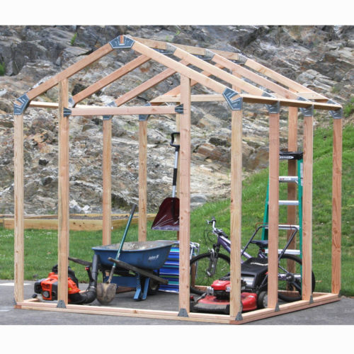 Picture of Shelter-It 70087 8 x 7 ft. EZ Builder Peak Shed Framing Kit