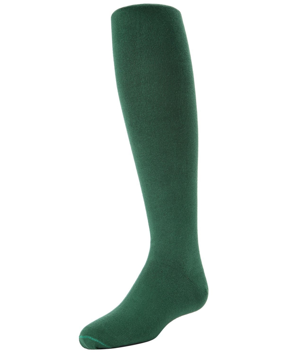 Girls Cotton Sweater Tights - Green - Size 12