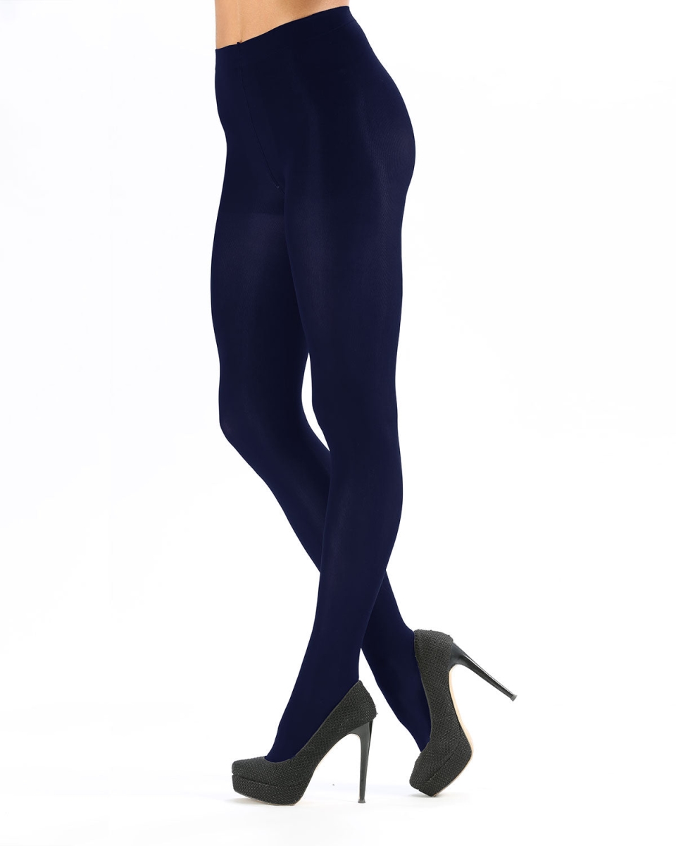 MATISSE80CT-40300-3-L  Womens Opaque Microfiber Tights, Blumarine - Large