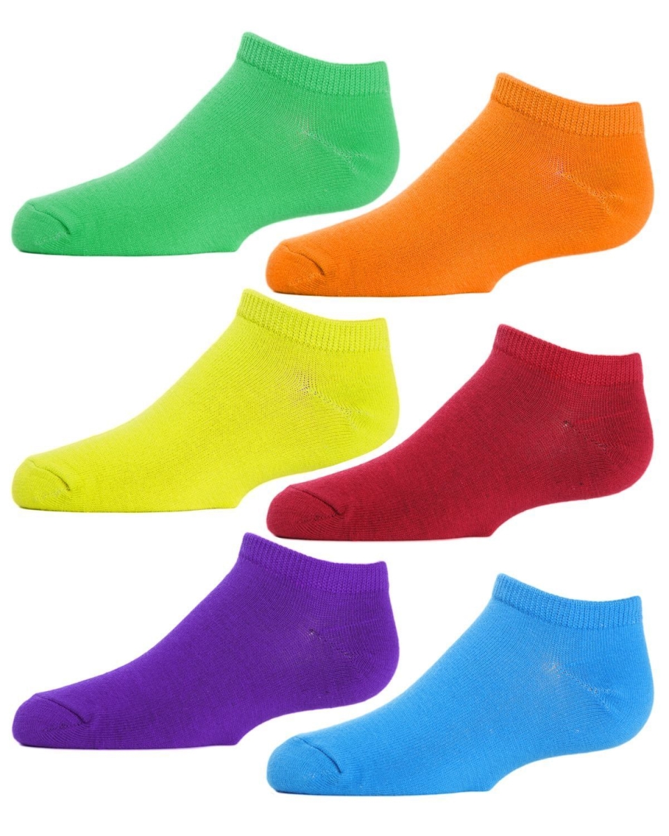 MBF4-441-34107-911 Boys Essentials Low-Cut Socks, Emerald - Size 9-11 - Pack of 6