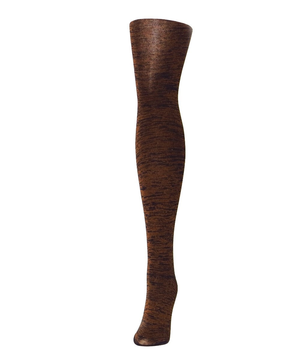 MF3-130-64005-S-M Gradi Blend Sweater Tights for Womens, Rust - Small-Medium