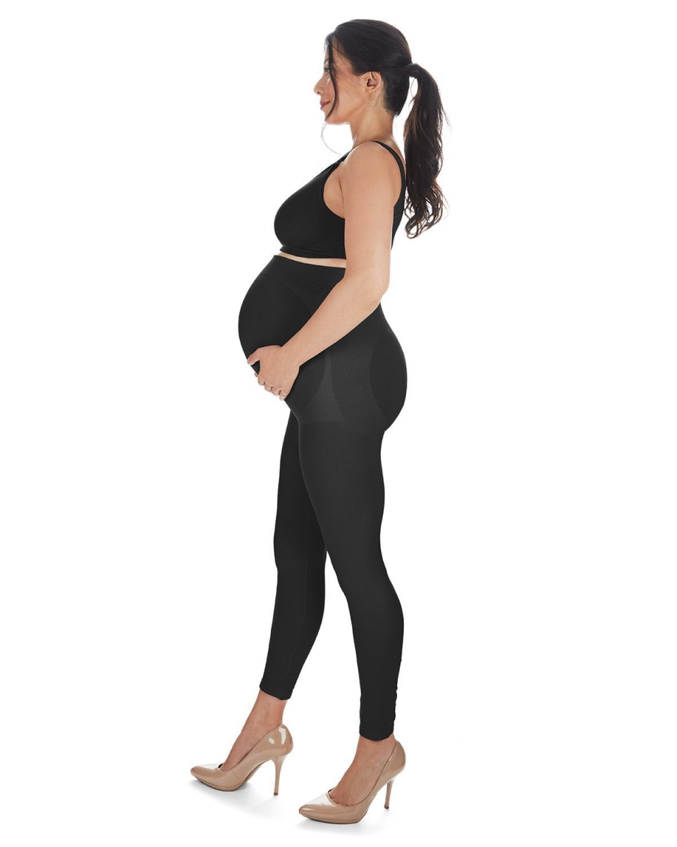 Maternity High Waist Leggings - Black - Medium - 2