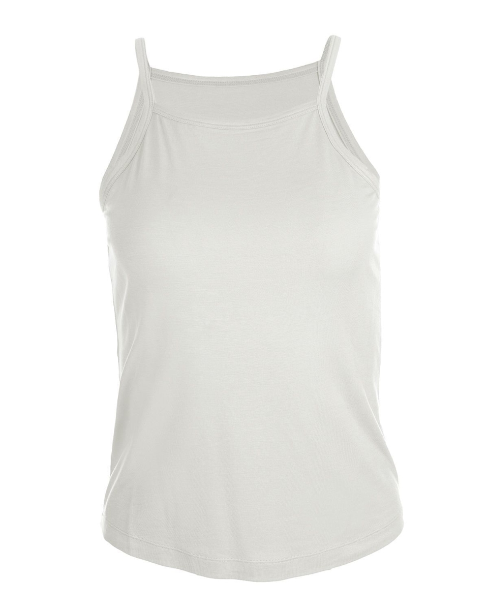Picture of Memoi CCA06636-75002-M Bamboo Moisture Wicking Tank Top for Womens, Ivory - Medium