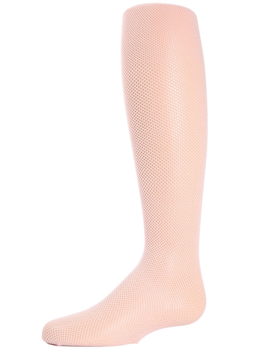 Picture of Memoi MK-290-69004-2-4 Girls Fishnet Tights, Pink - Size 2-4