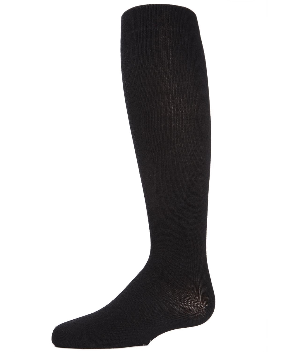 Girls Cotton Sweater Tights - Black - Size 6