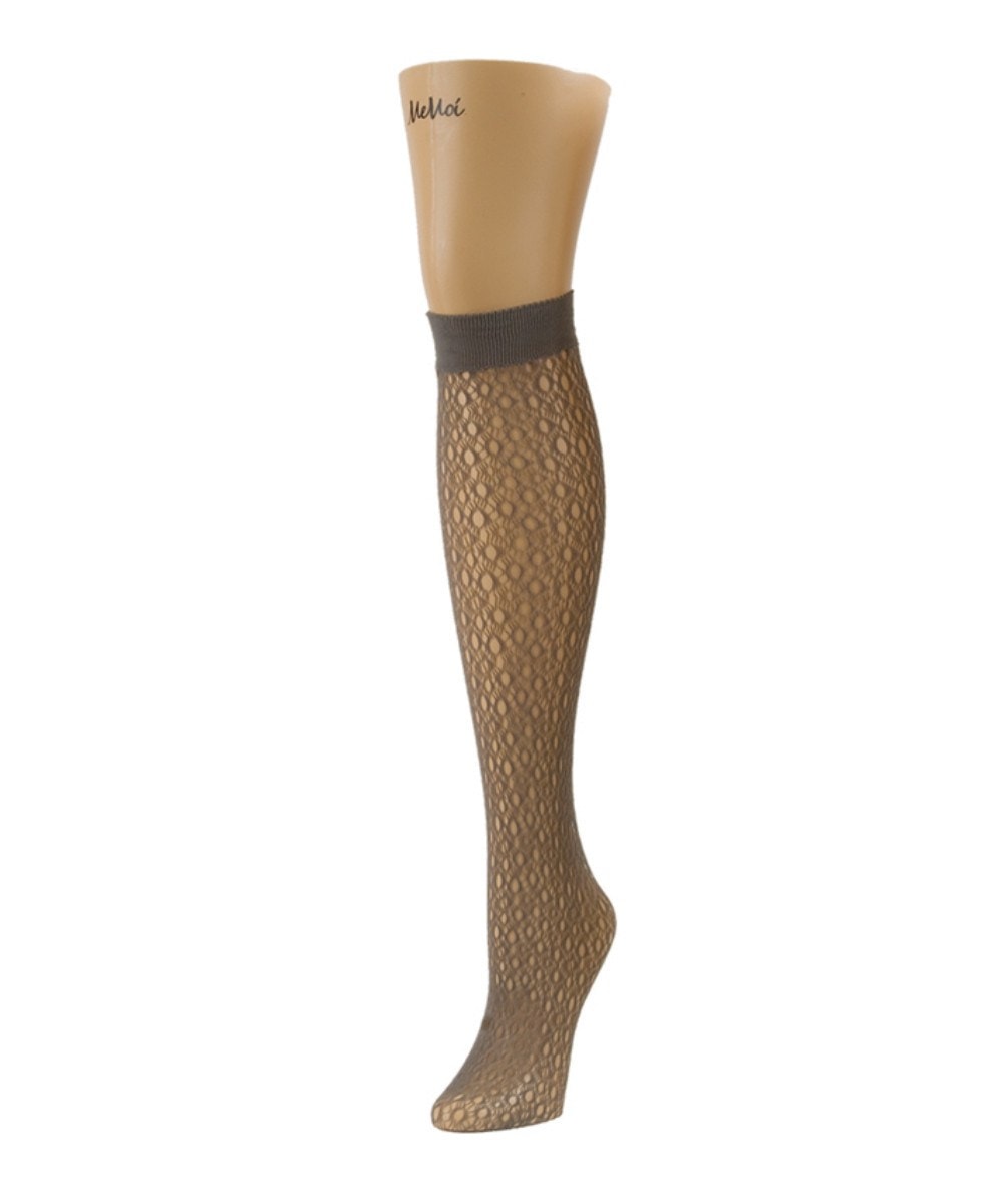 MS2-754-02001-OS Femi-O Knee High Sock for Womens, Cloud Burst - One Size