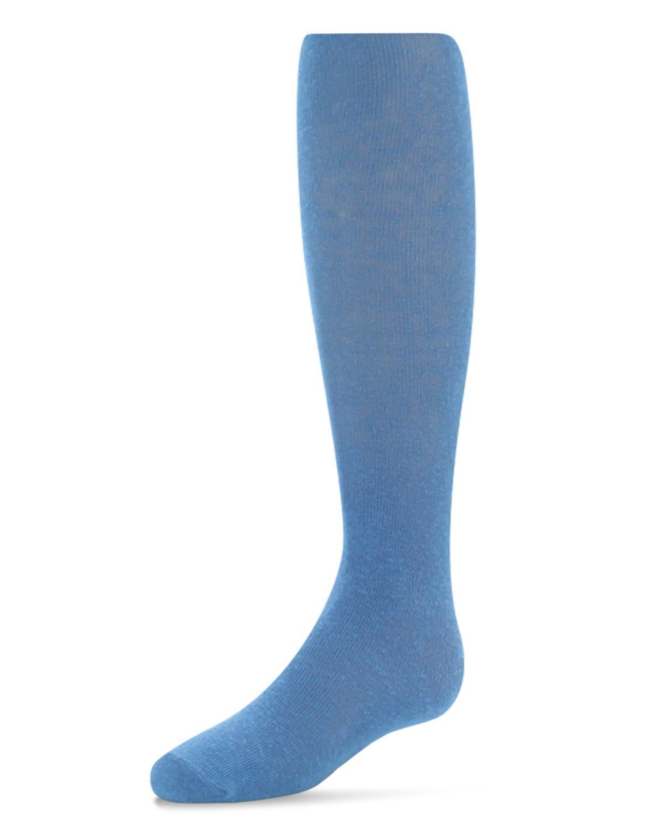 SP-3400-40000-2 Solid Cotton Girls Tights, Blue - Size 2