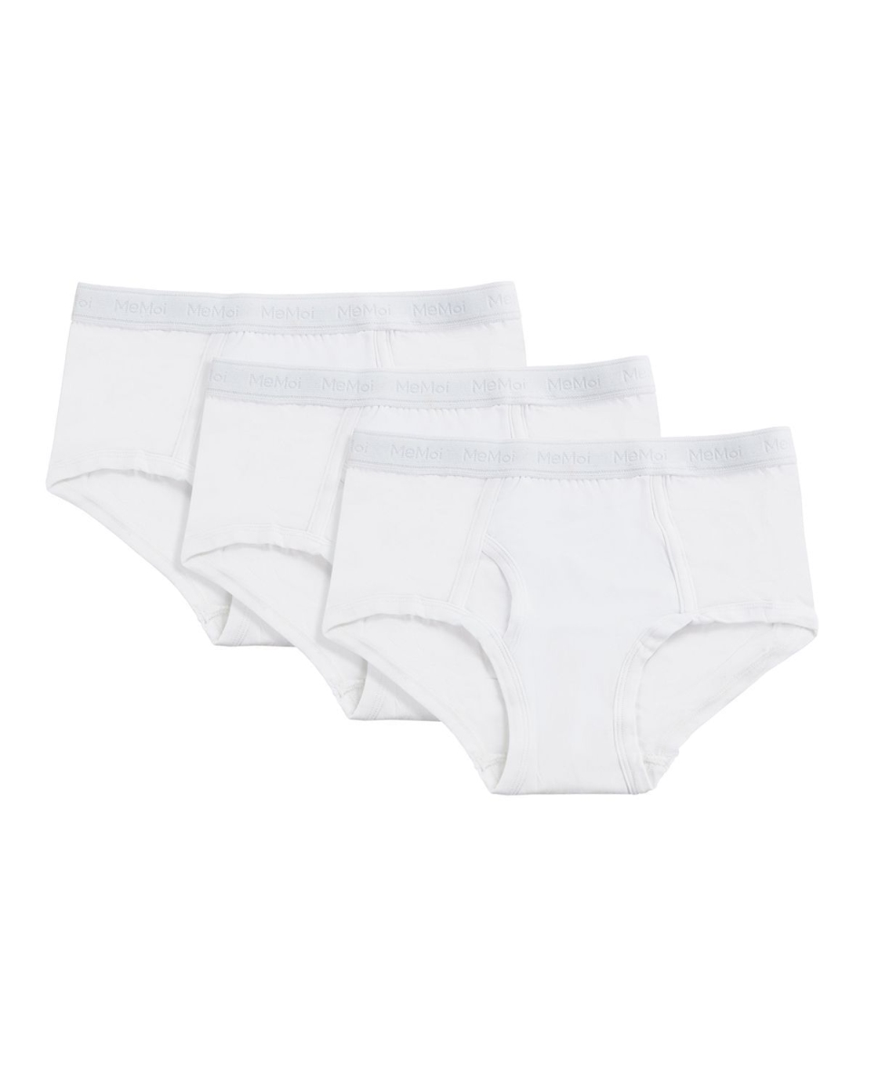Boys Briefs White - Size 2 - Pack of 3