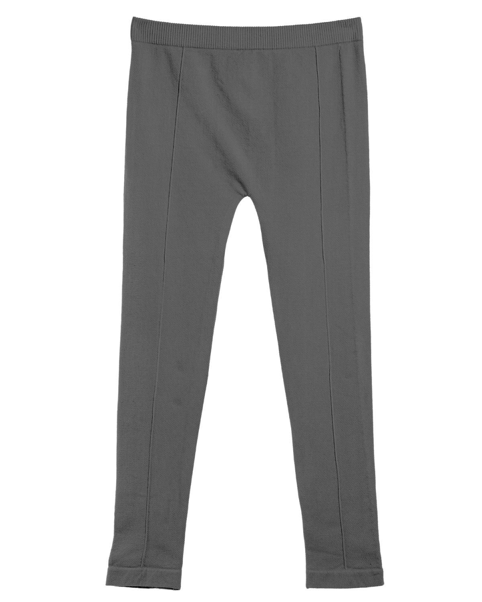 MKB-004-02004-2-4 Girls Front Seam Leggings, Gray - Size 2-4