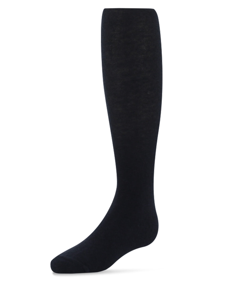 SP-3400T-00001-T Toddler Solid Cotton Tights, Black - Tall