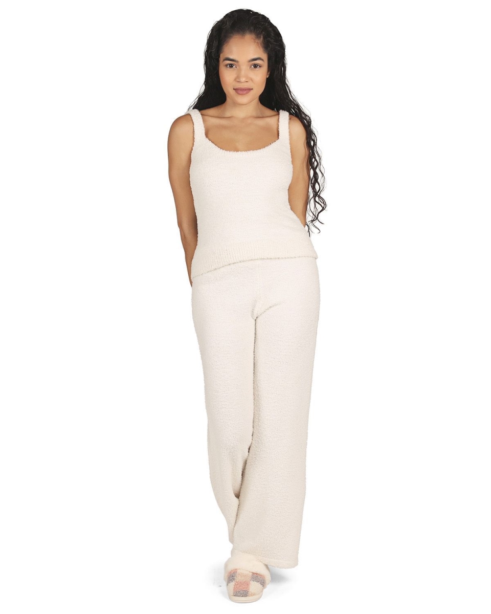 Picture of Memoi CCA07771-75002-L-XL Cozy Knit Tank Top&#44; Ivory - Large & Extra Large