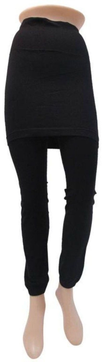 MF2-050-00001-M-L Simplicity Skeggings, Black - Medium-Large