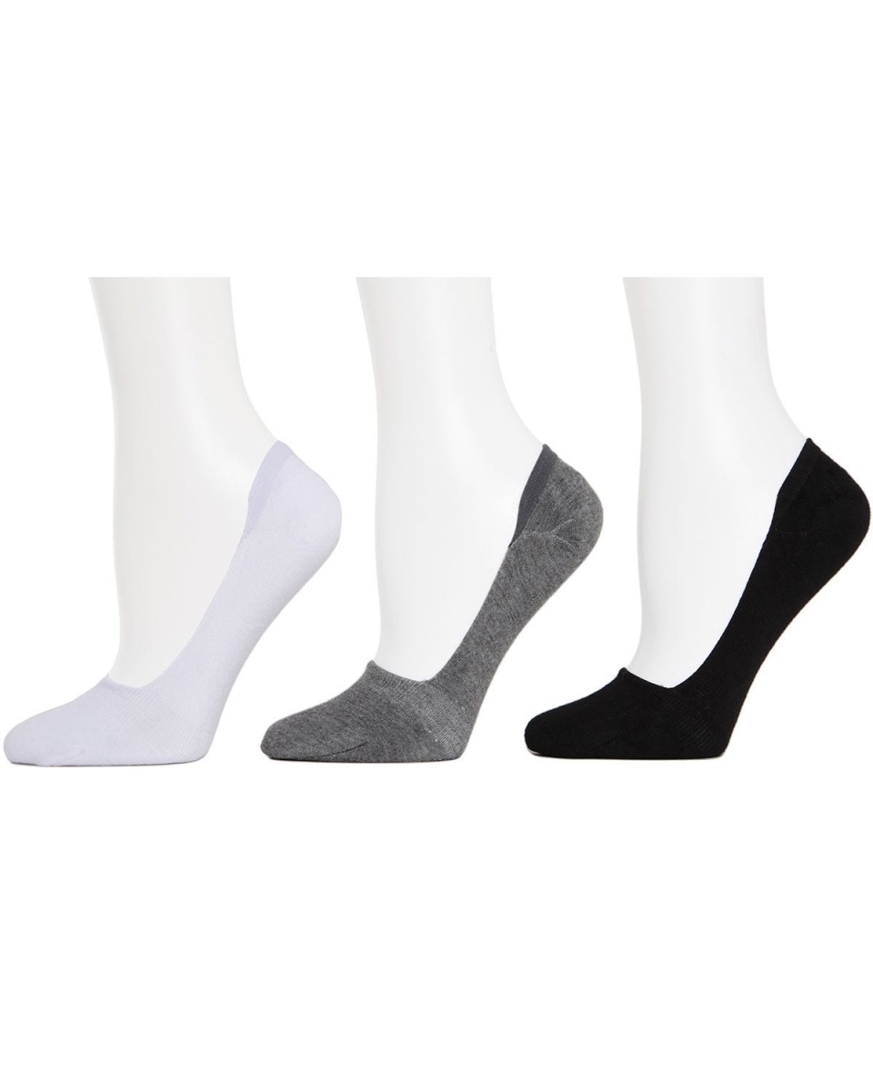 MP059-10103-OS Womens Mid-Cut Liner Socks , White - One size - Pack of 7