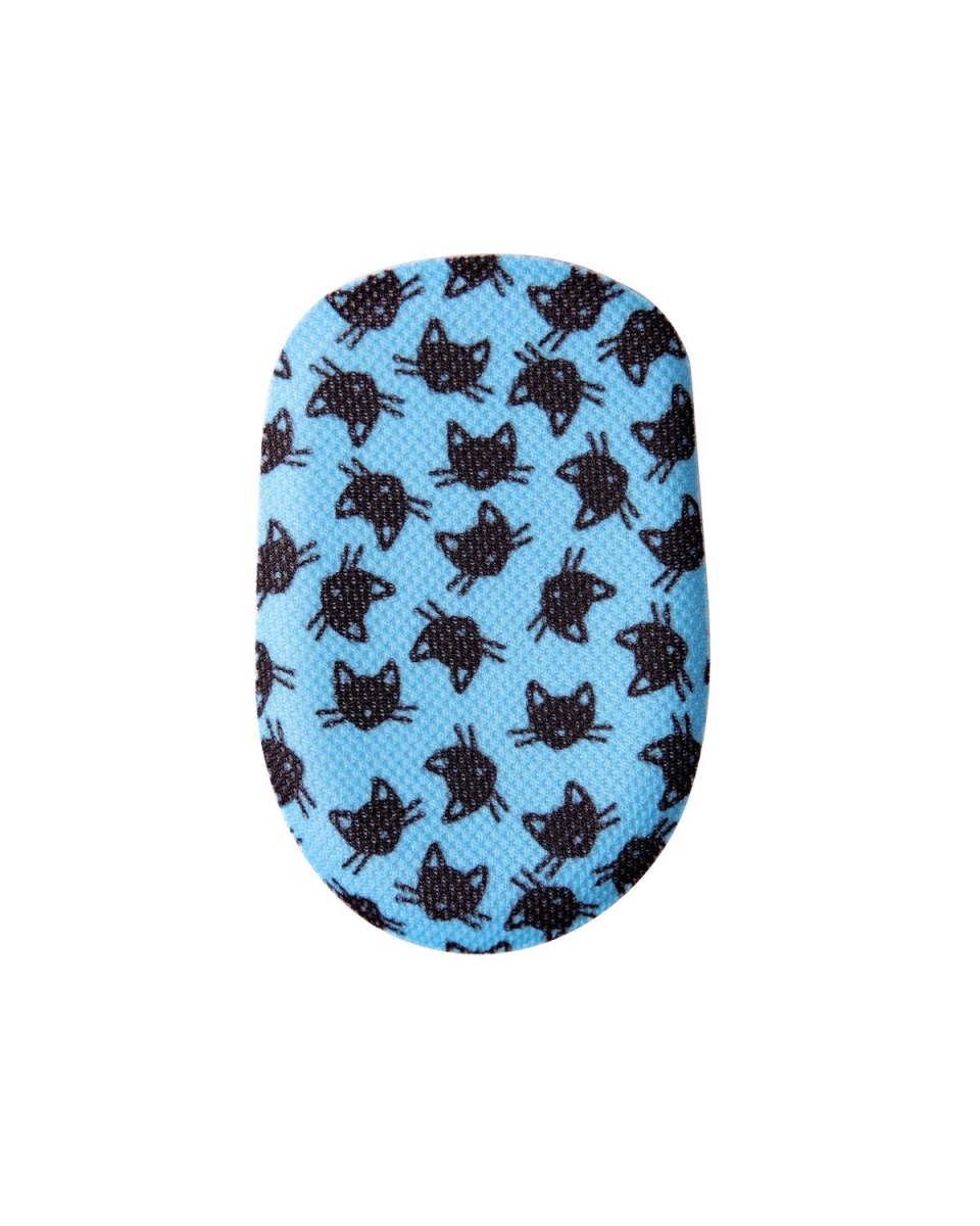 MG-537D-40000-OS Pretty Kitty Heel Cushions, Blue - One size