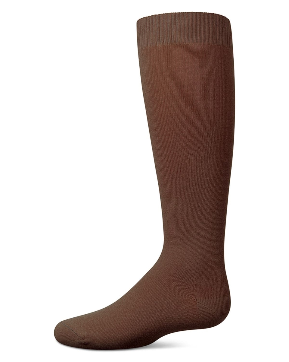 MK-6266-24615-4 Kids Basic Soft Rayon from Bamboo Crew Socks, Cinnamon - Size 4