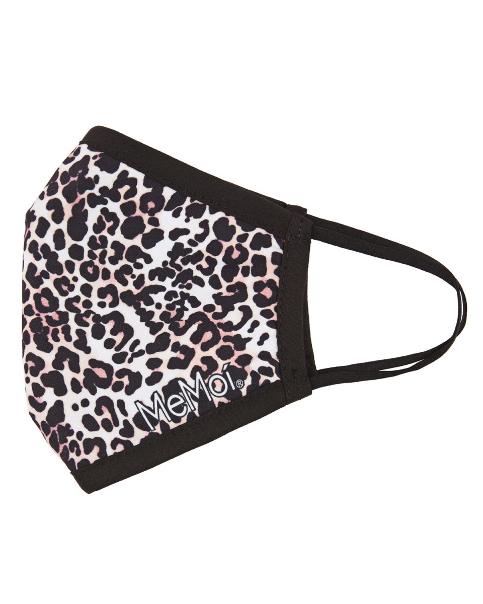 Picture of Memoi UMH06801-96076-OS Leopard Print Fashion Face Covering with 5-Layer Filter Inserts, Leopard - One size