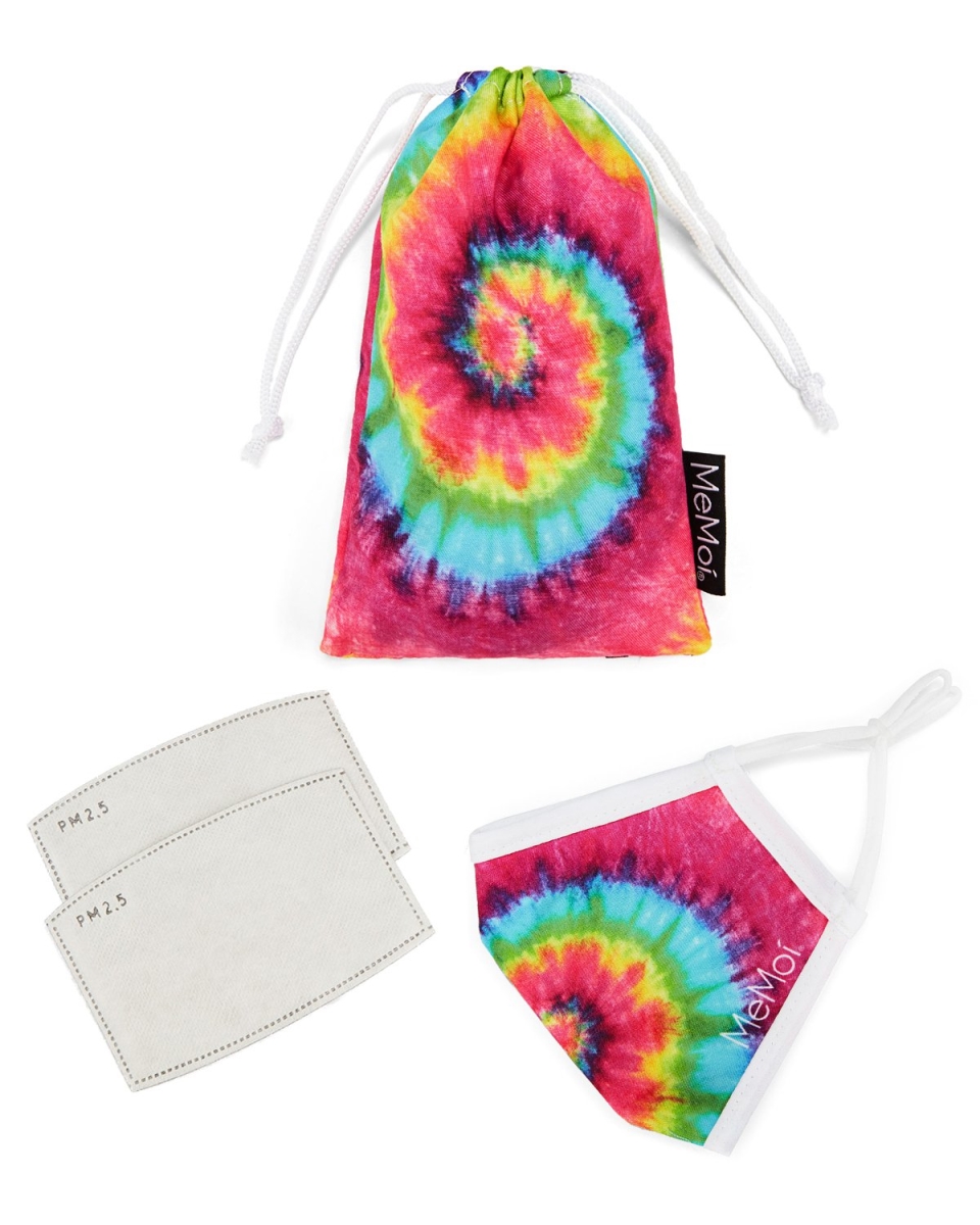 Picture of Memoi UMH06901-96060-OS Unisex Pastel Tie-Dye Face Covering, Tie Dye Multi - One size
