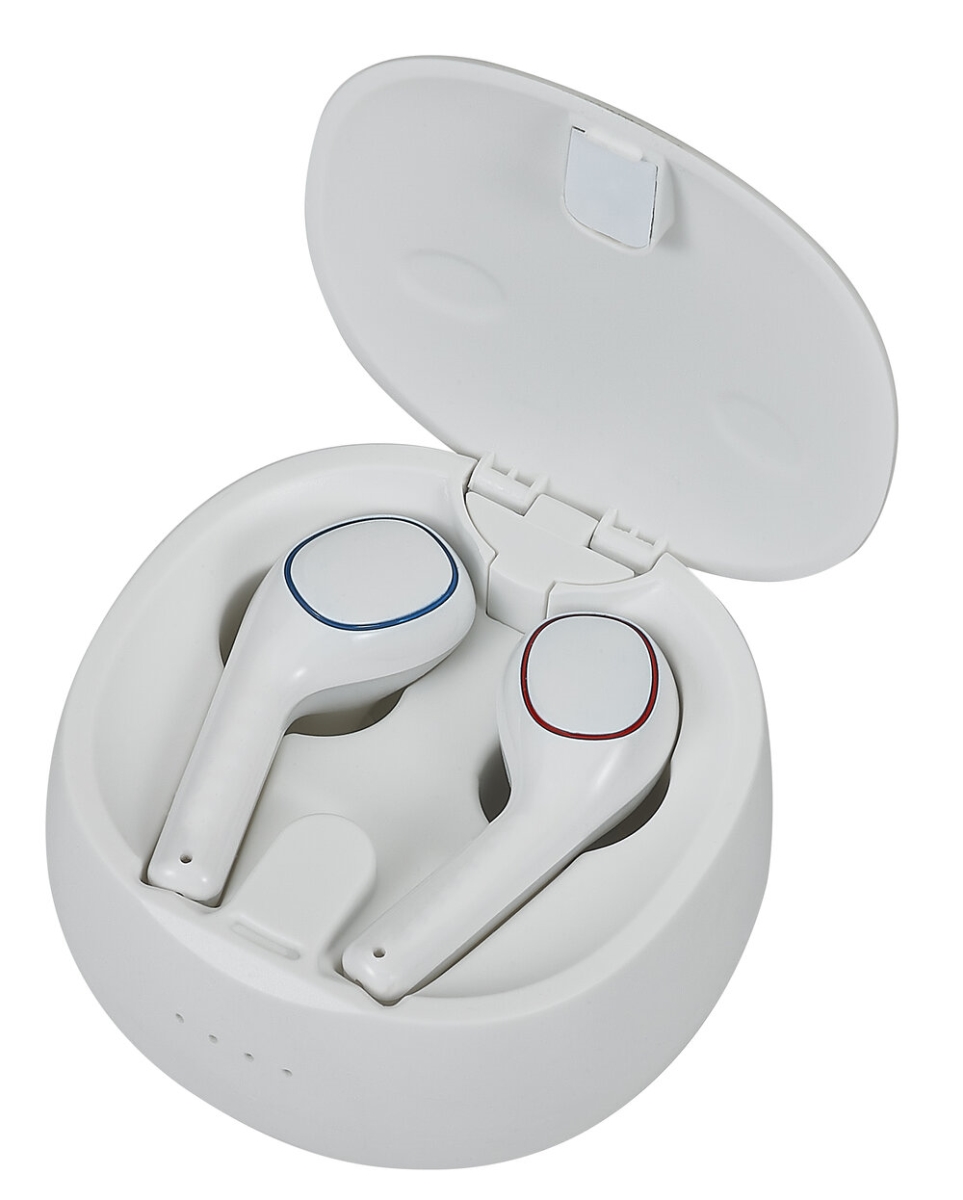 FDA TWS Rechargeable Hearing Aid Suitable for Mild to Moderate Hearing Loss- White