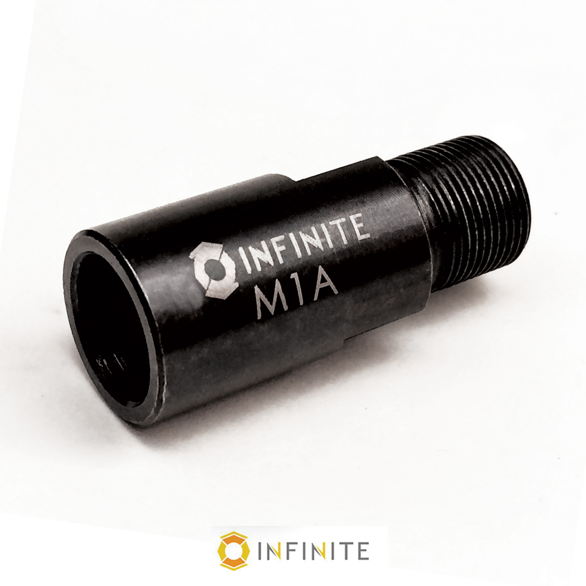 Infinite Product Solutions  M1A to 0.62 in. 24 Right Hand Thread Steel Adapter
