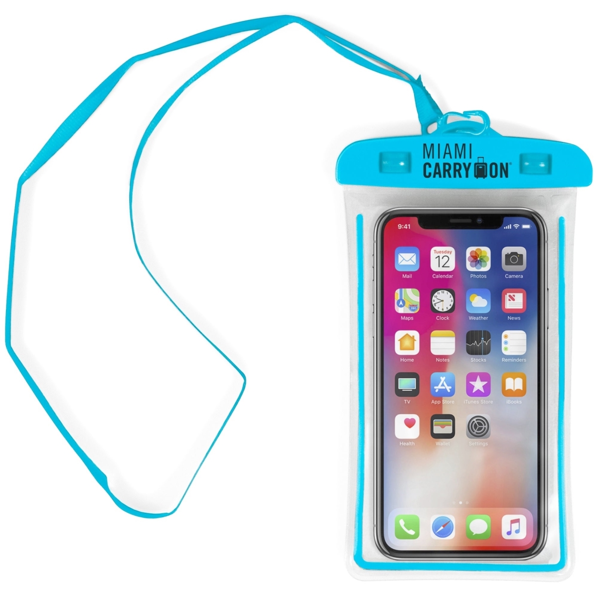 Miami CarryOn EIPWPBBL IPX8 Floating Waterproof Smartphone Case (Blue)